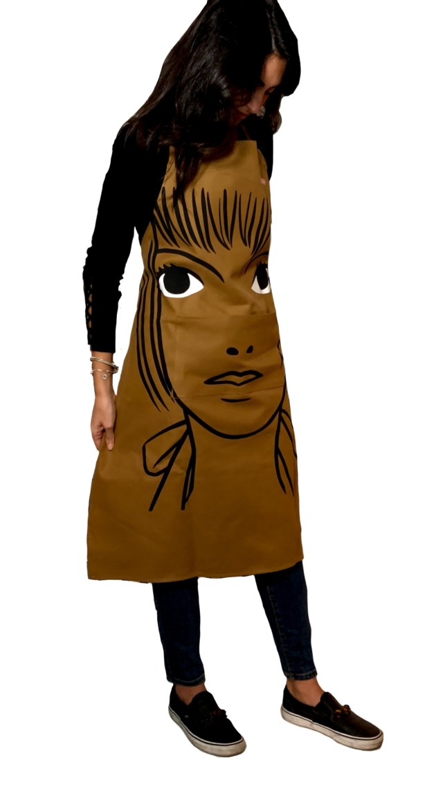 Grembiule da cucina – disegno di Alessandro Baronciani