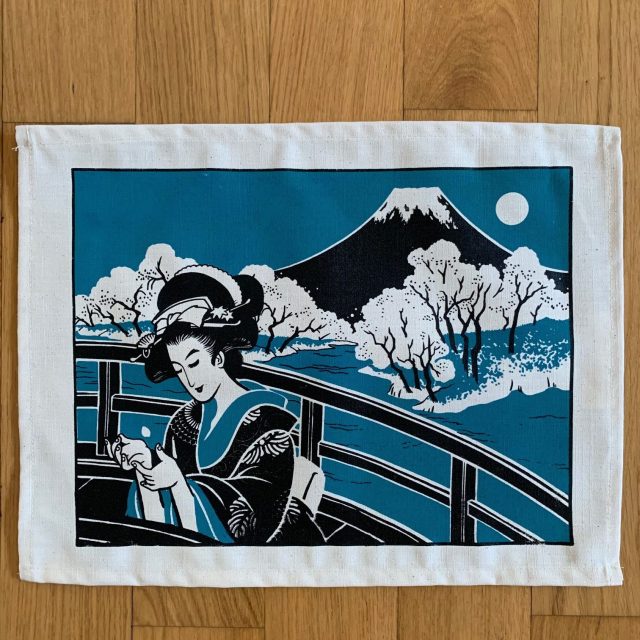 Tovaglietta di cotone/ Giappone by Elisa Menini