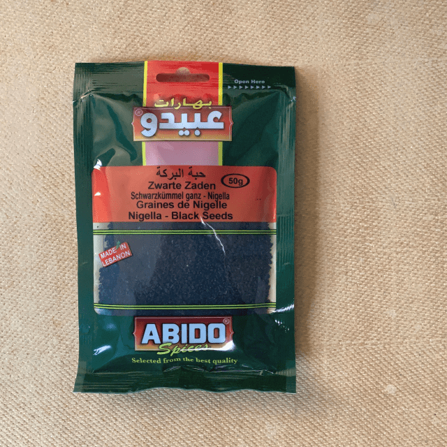 Nigella in semi -Abido