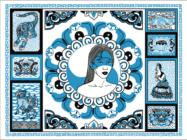 Tovaglietta di cotone/ Corea by Giulia Tassi