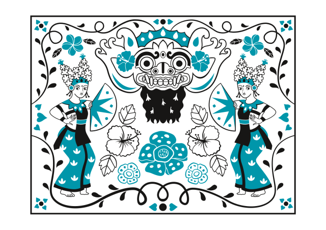 Tovaglietta di cotone/ Indonesia by Celina Elmi